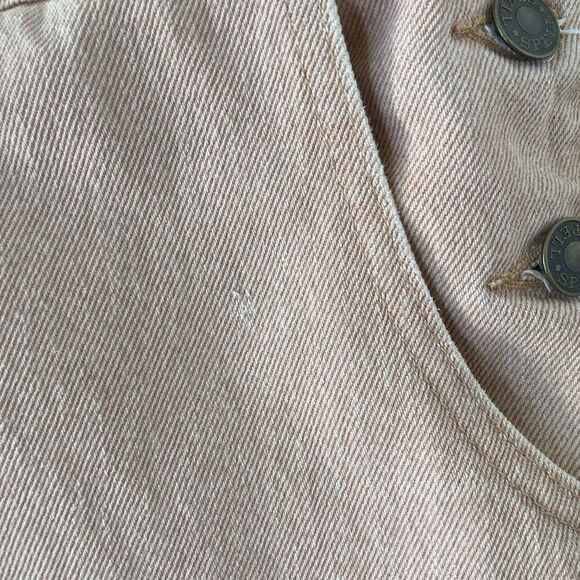 SPELL Classic Overalls Blush Straight Leg Women's Small 100% Organic Cotton Boho - Picture 14 of 15